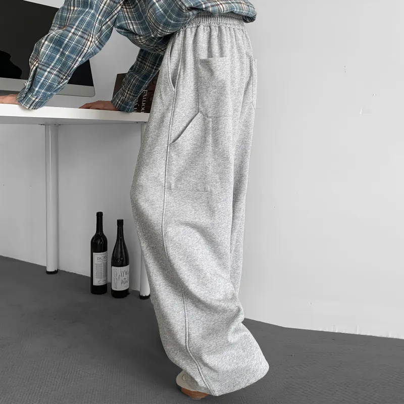 MARK WAFFLE Casual Pants Unisex-4
