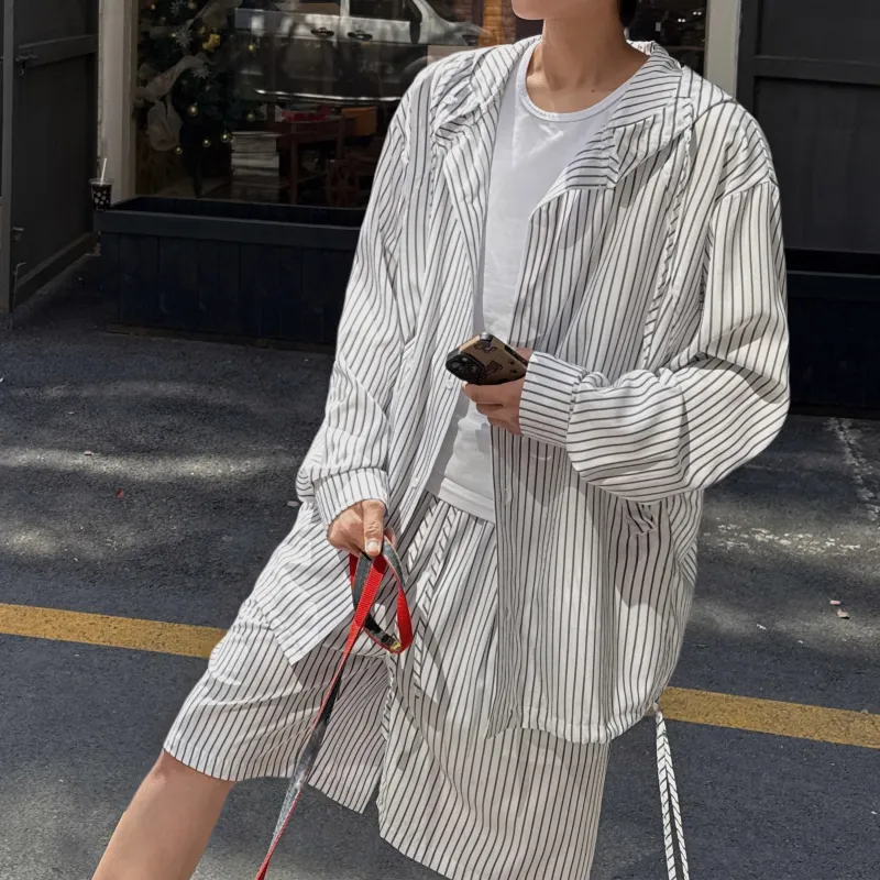 MARK WAFFLE Shirt Matching Set Unisex-18