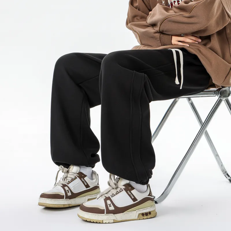 MARK WAFFLE Knitted Sports Pants Unisex-5