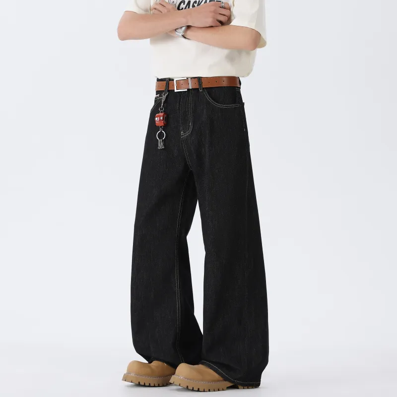 MARK WAFFLE Jeans Unisex Original Black Denim-2