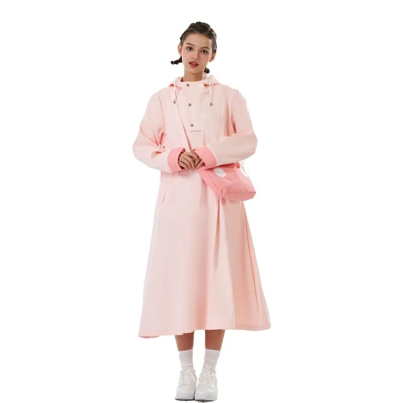 RAINFREEM Long Cute Style Raincoat-3