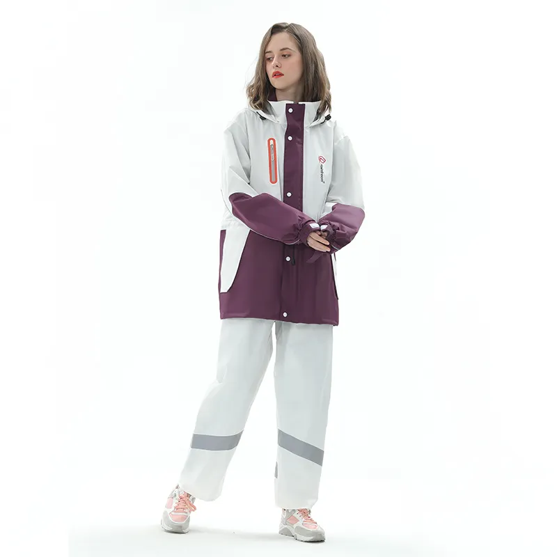 RAINFREEM Polyester Two Piece Raincoat Set-1