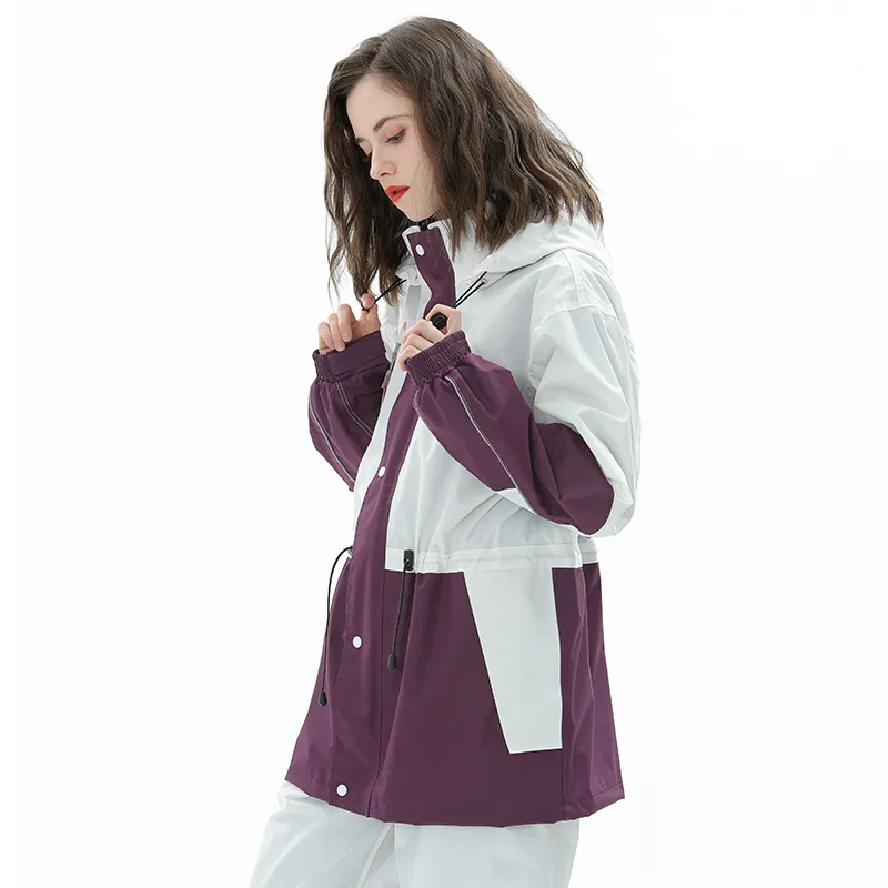 RAINFREEM Polyester Two Piece Raincoat Set-3