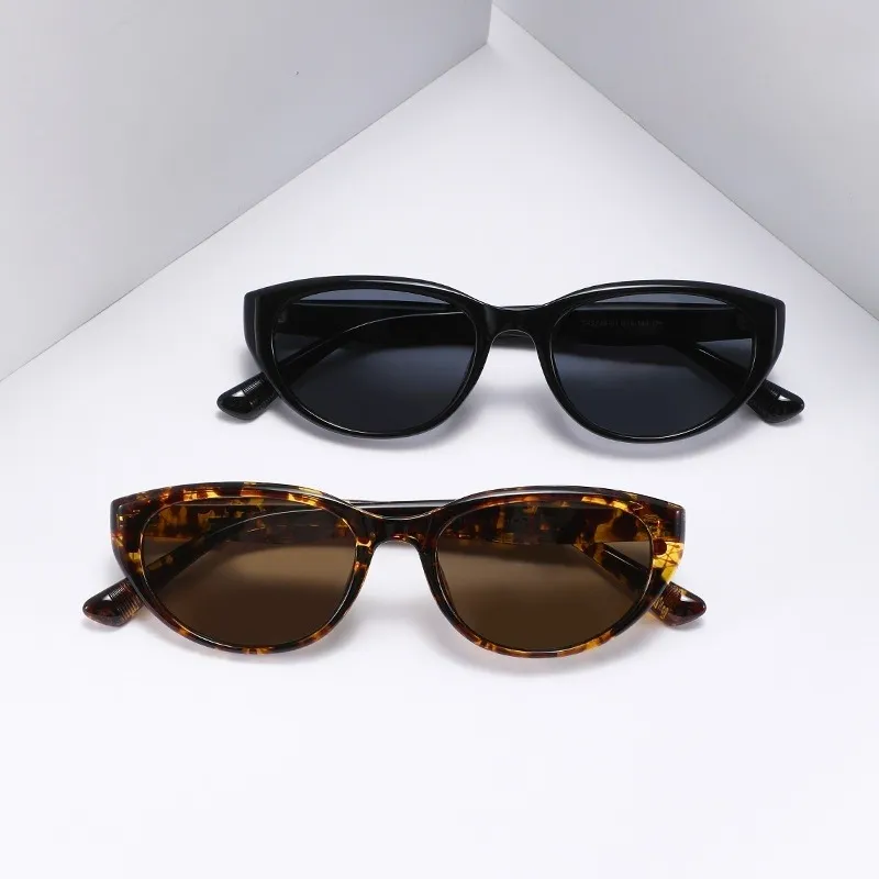 JEKA TR/Memory Plastic Cat Eye Sunglasses Unisex-2