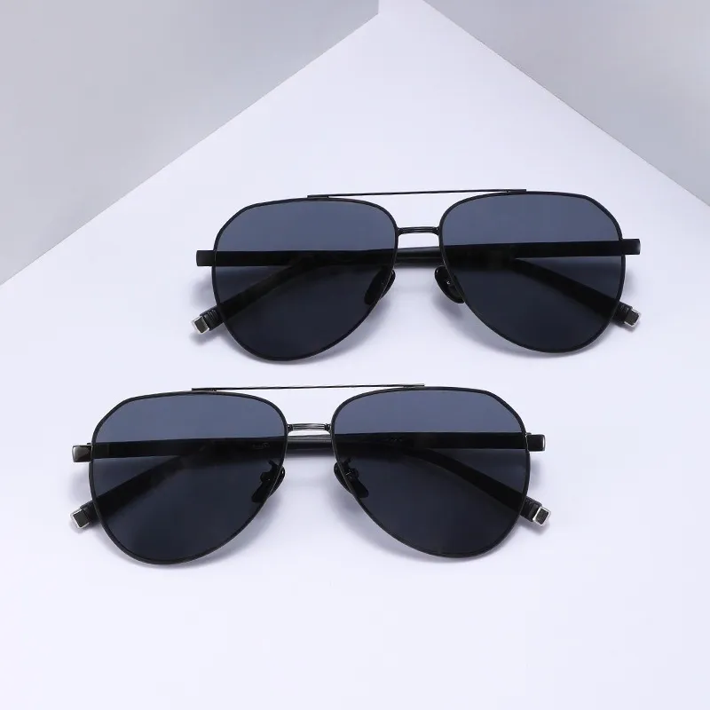 JEKA Metal Irregular Shape Sunglasses Unisex-2