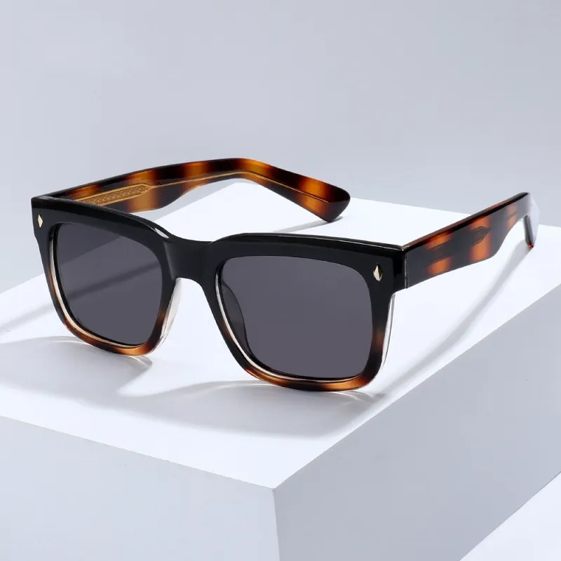 JEKA TR/Memory Plastic Square Sunglasses Women's-3