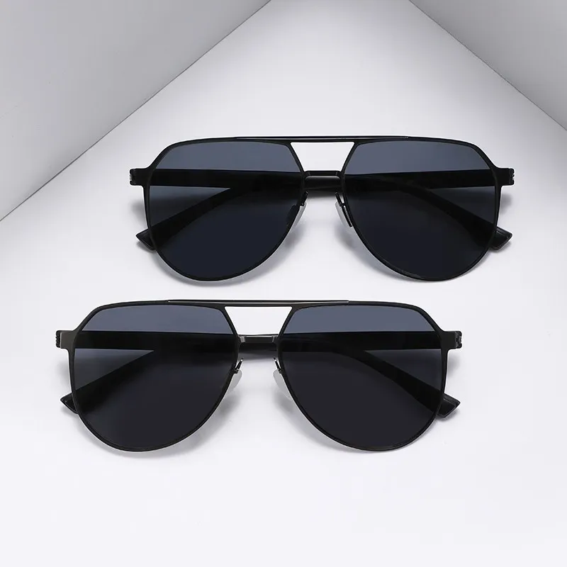JEKA Metal Aviator Sunglasses Men's-2