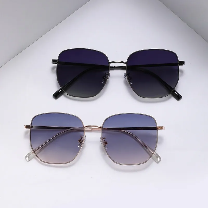 JEKA Metal Square Sunglasses Women's-2