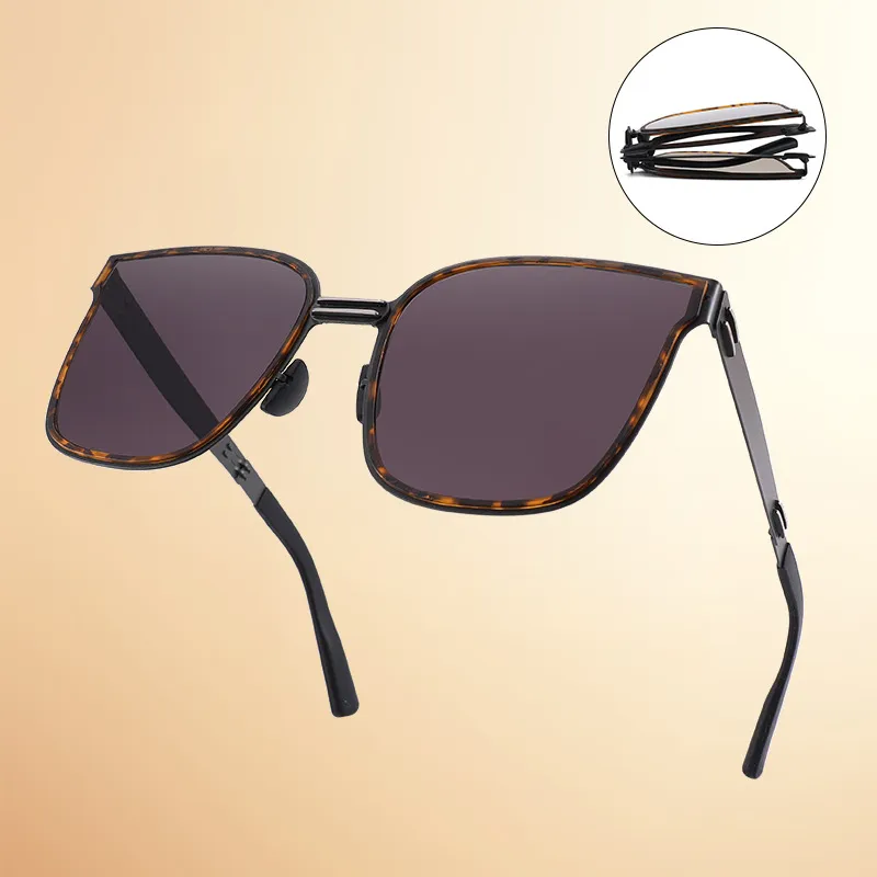 JEKA Metal Square Sunglasses Unisex-1