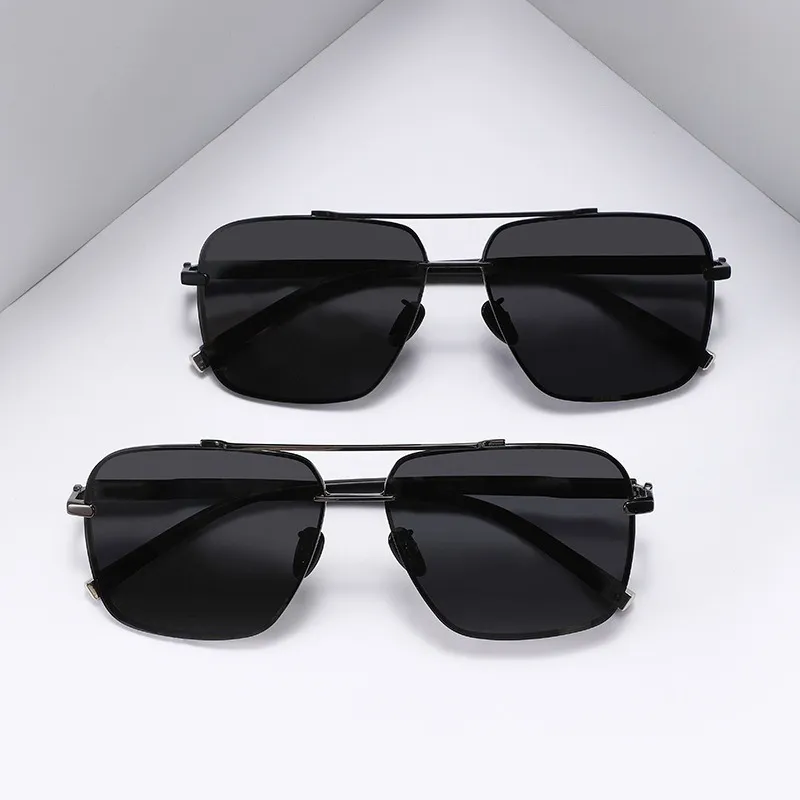 JEKA Metal Square Sunglasses Unisex-3