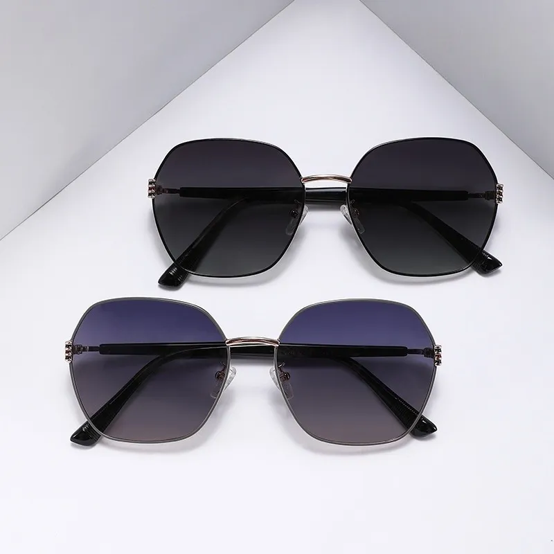JEKA Metal Oval Sunglasses Unisex-2
