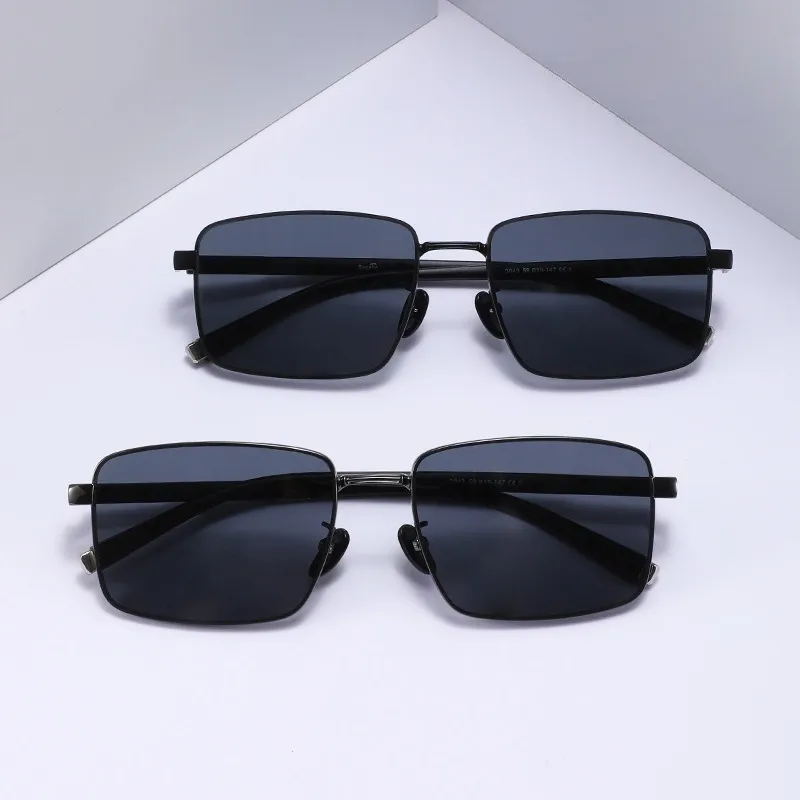 JEKA Metal Square Sunglasses Men's-2