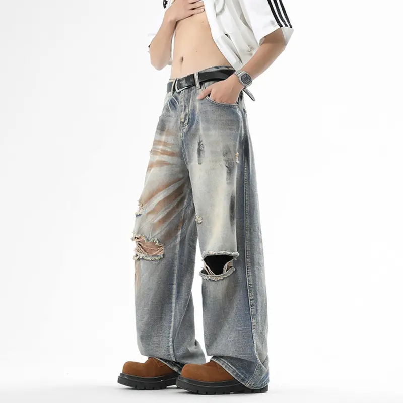 Dme Jeans Unisex Vintage Blue-3