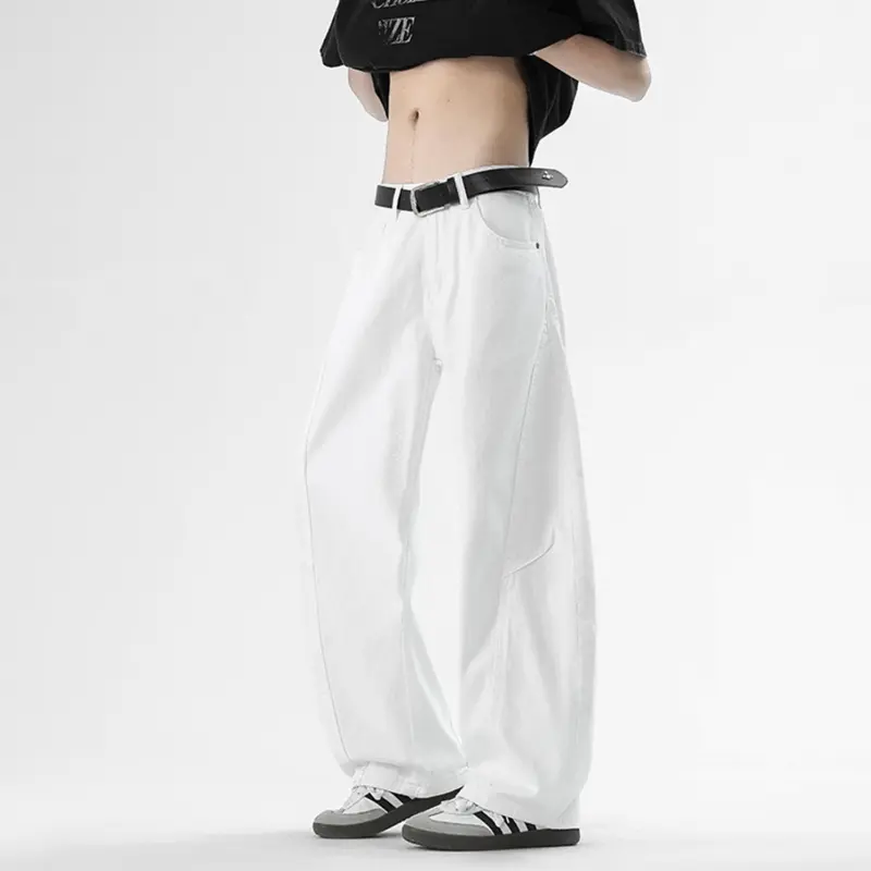 Dme Jeans Unisex White-3
