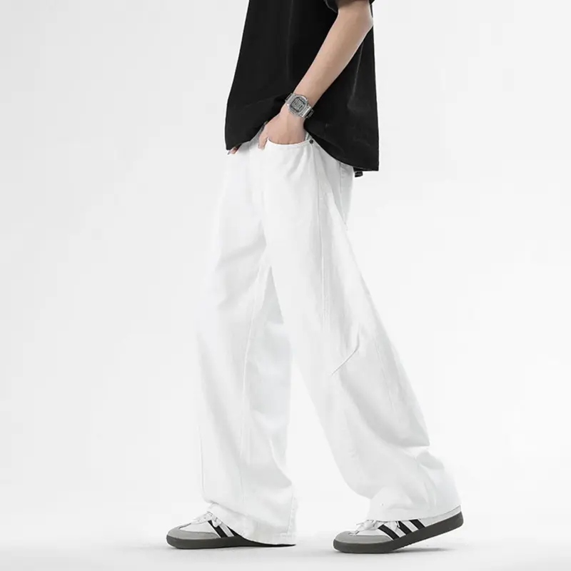 Dme Jeans Unisex White-5
