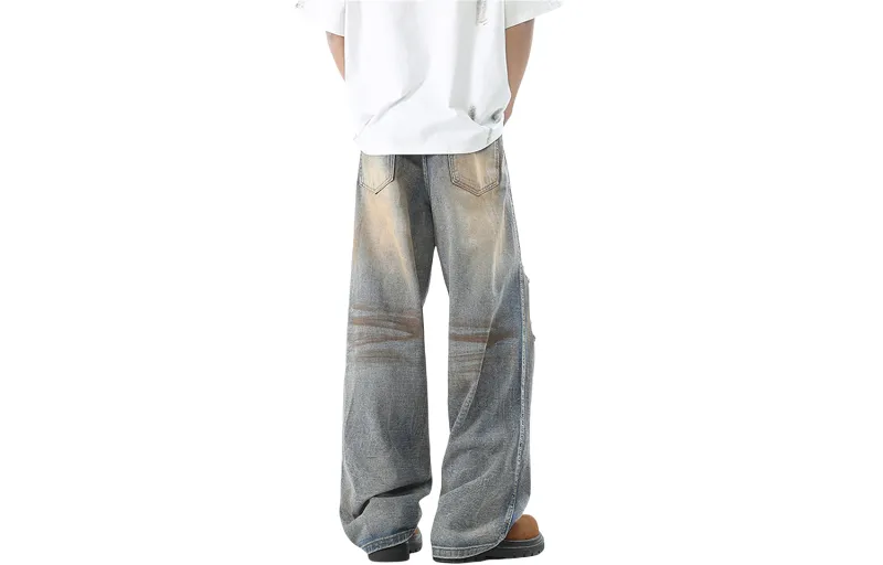 Dme Jeans Unisex Vintage Blue-1