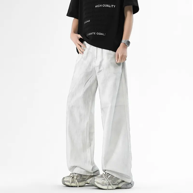 Dme Jeans Unisex White-3