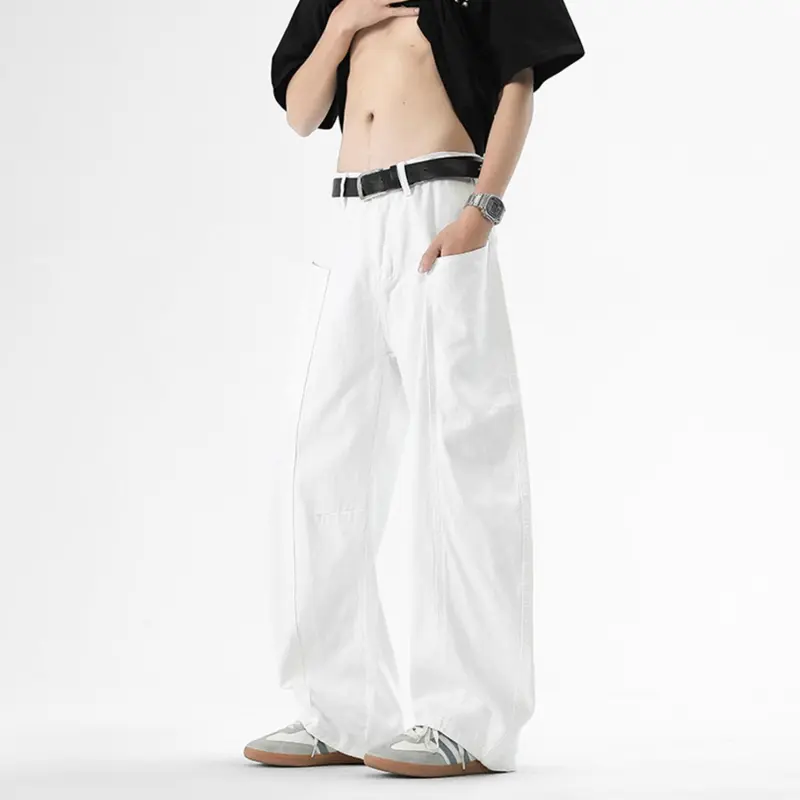 Dme Jeans Unisex White-4