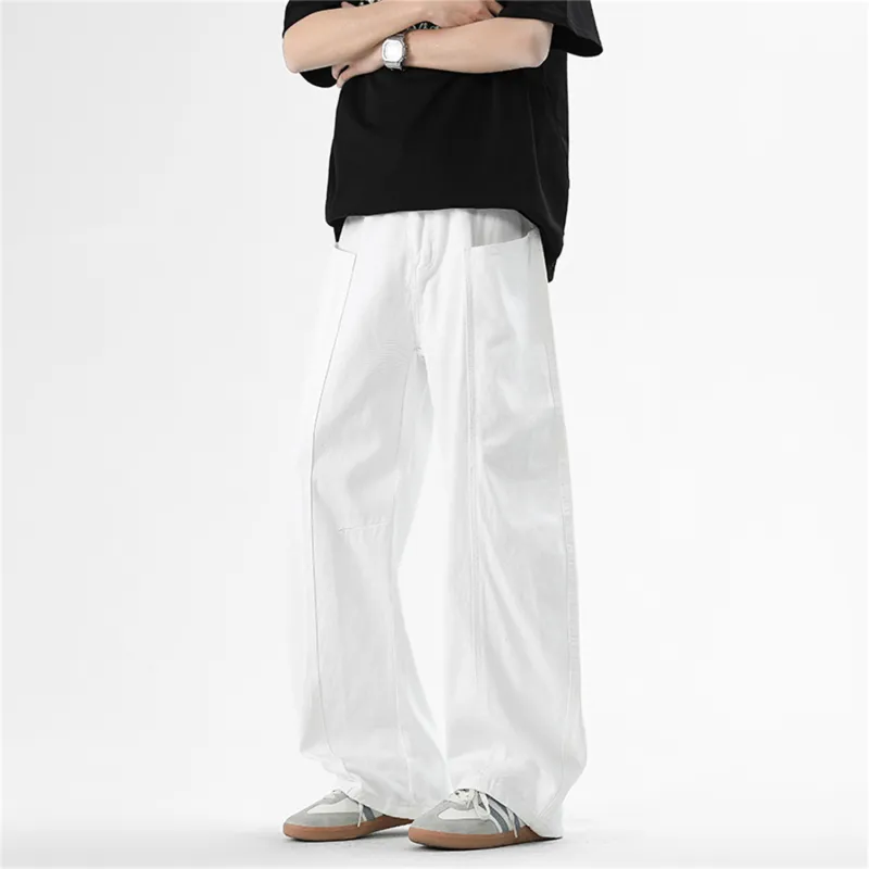 Dme Jeans Unisex White-3