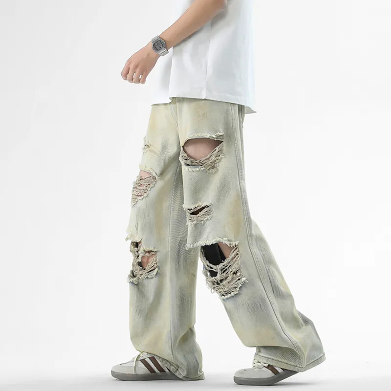 Dme Jeans Unisex Yellow Mud-4