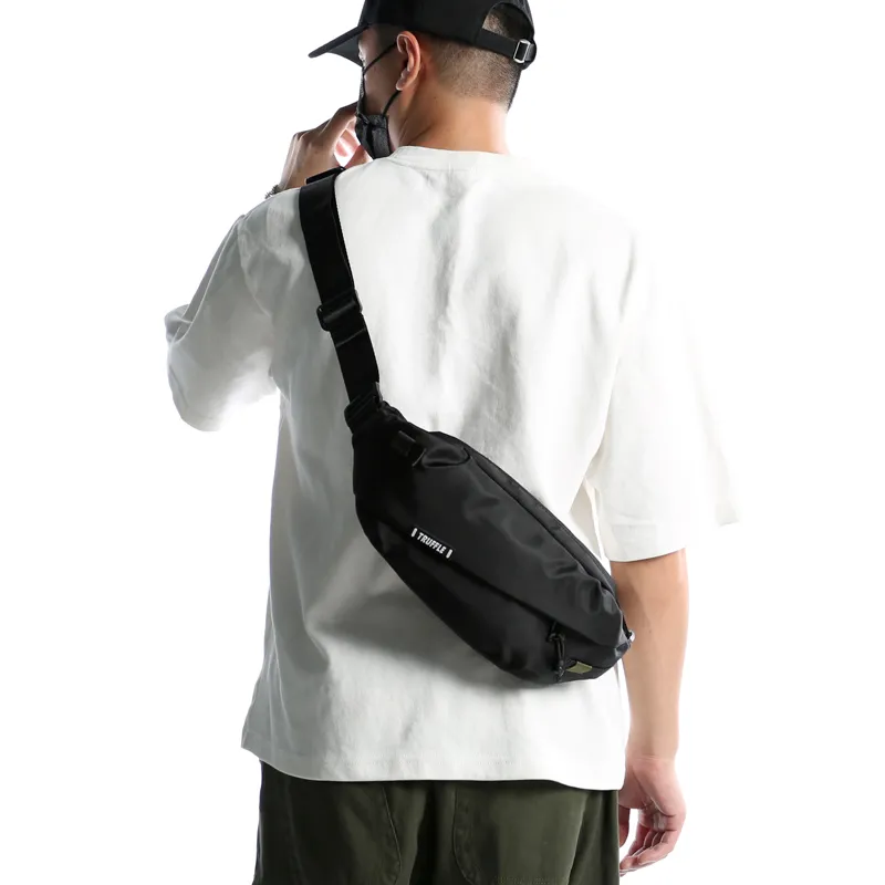 TRUFFLE Fabric Fanny Pack Crossbody Bag Shoulder Bag, Crossbody Bag Regular Unisex Multicolor-3