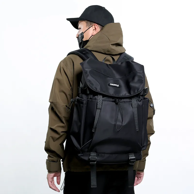 TRUFFLE Fabric Backpack Unisex Multicolor-7