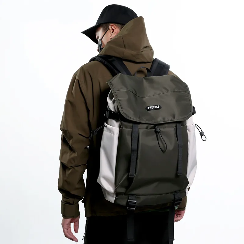 TRUFFLE Fabric Backpack Unisex Multicolor-1