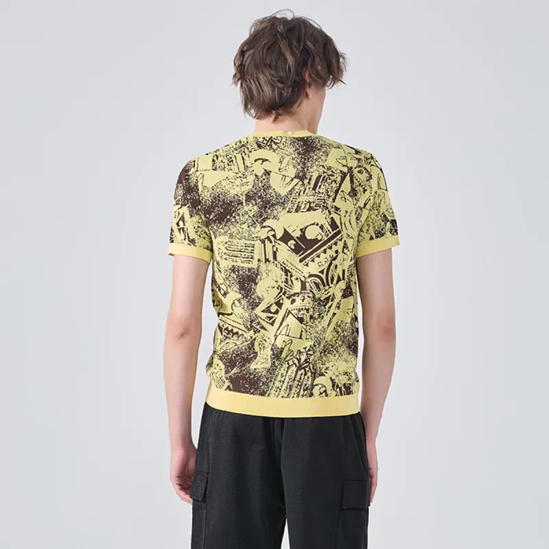 LIU·JO UOMO T Shirt Men's Mixed Yellow-4
