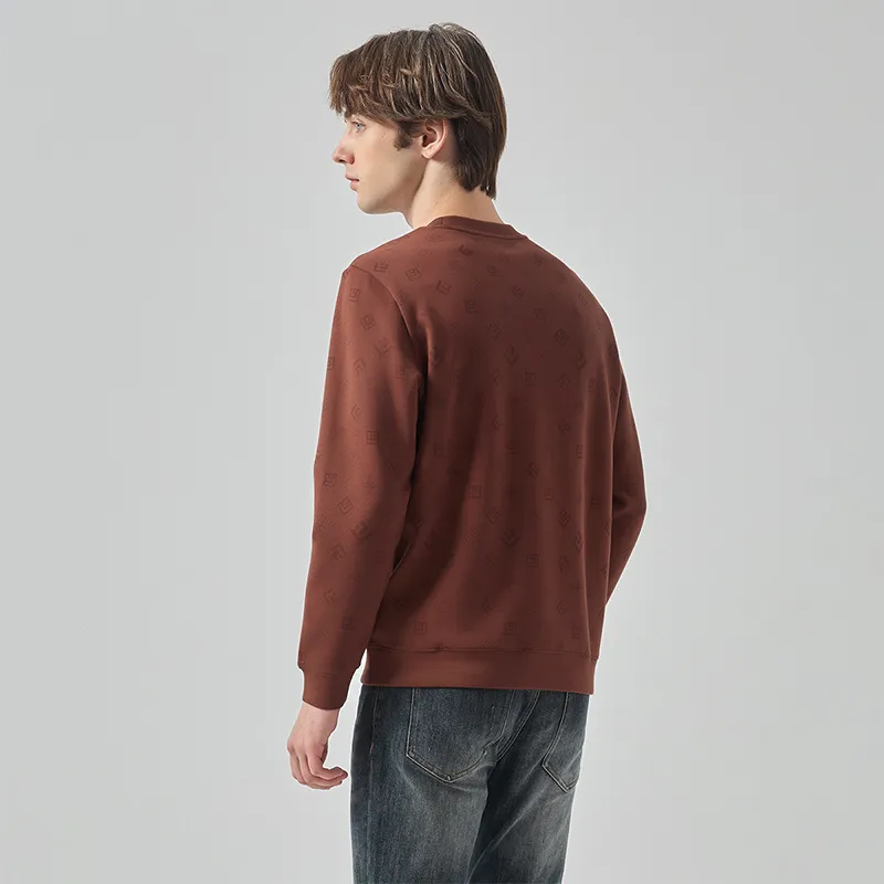 LIU·JO UOMO Sweatshirt Men's Brick Red-3