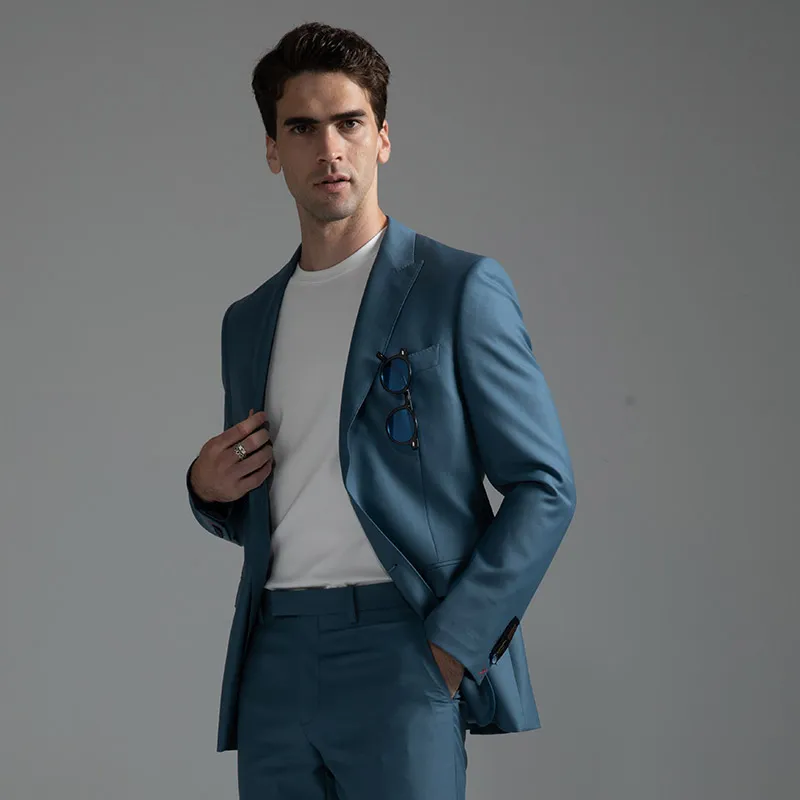 LIU·JO UOMO Business Suit Men's Light Blue-3