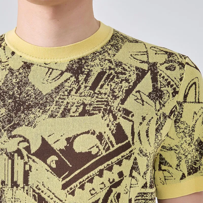 LIU·JO UOMO T Shirt Men's Mixed Yellow-6