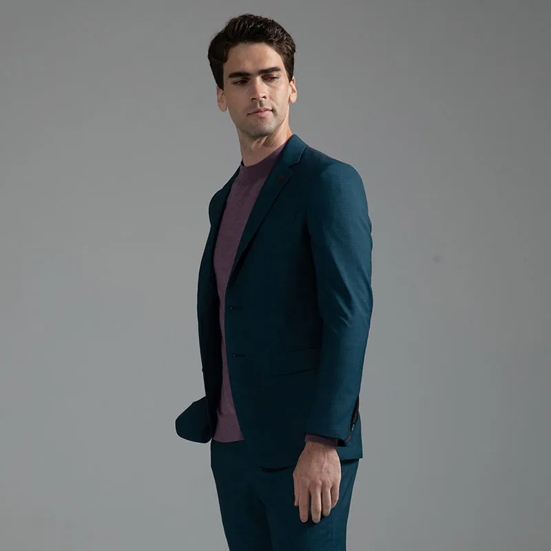 LIU·JO UOMO Business Suit Men's Peacock Blue-4