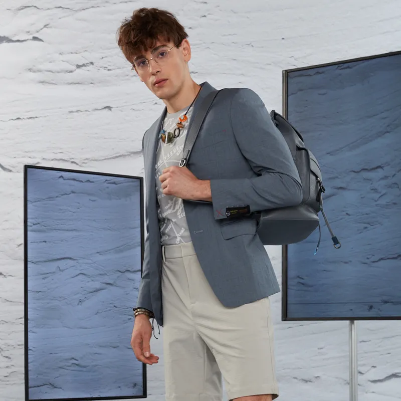 LIU·JO UOMO Business Suit Men's Blue Gray-3