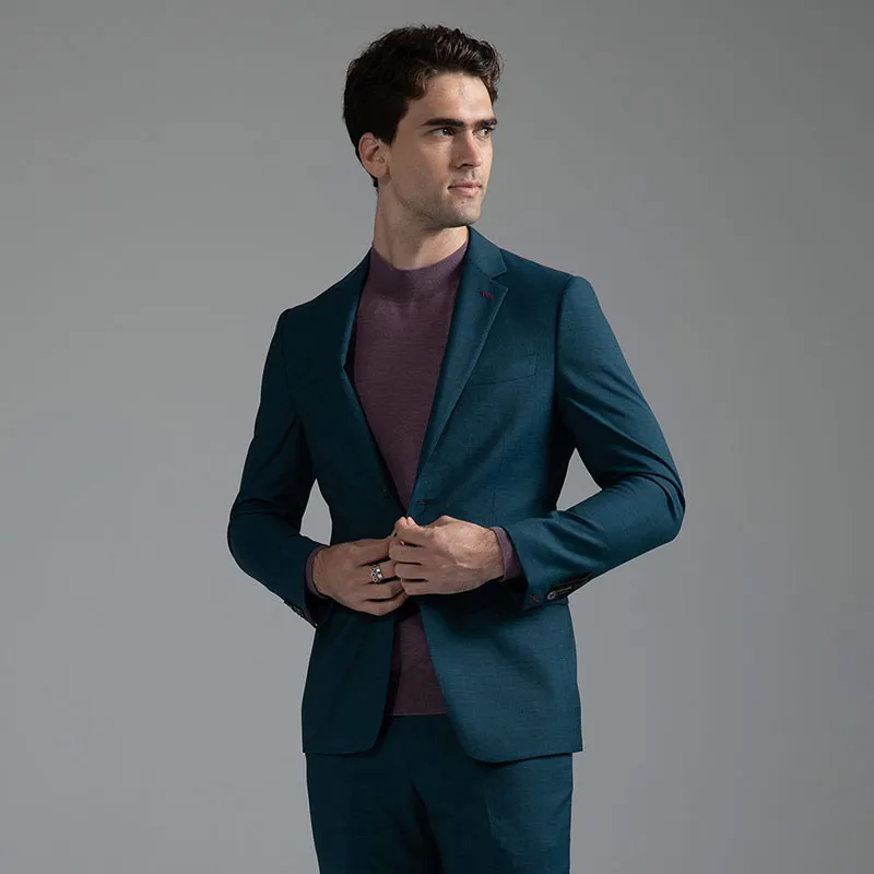 LIU·JO UOMO Business Suit Men's Peacock Blue-3