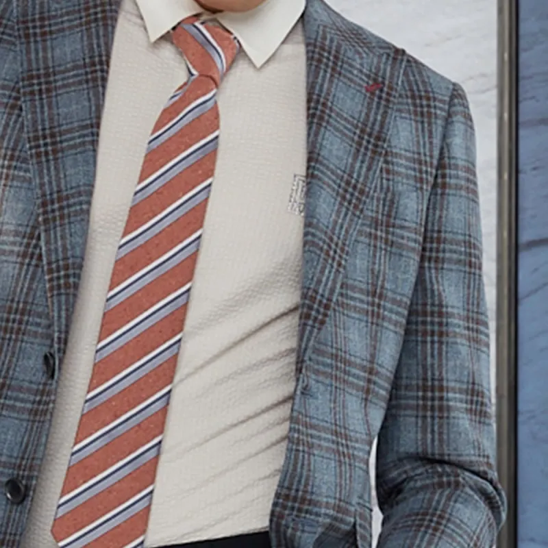 LIU·JO UOMO Business Suit Men's Blue Plaid-4