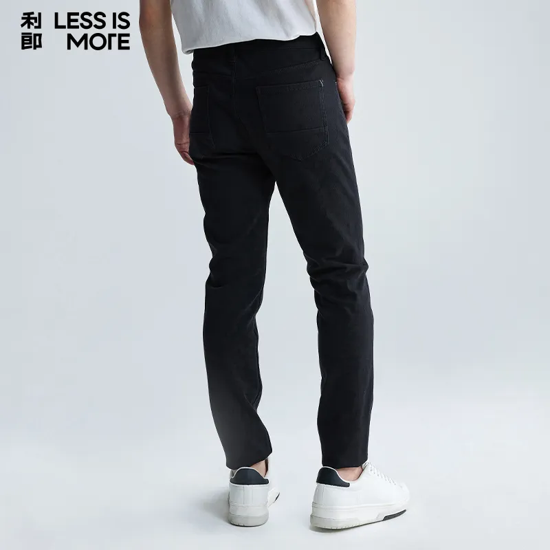 LESS IS MORE Jeans Men Black-4