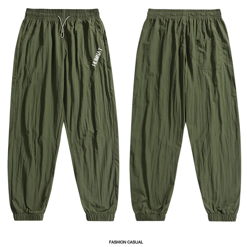 HUMNAT Summer Knitted Fabric Sports Casual Pants Unisex-9