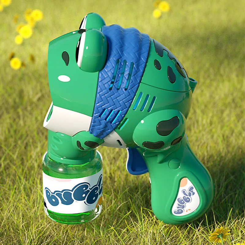 JOY FUER Funny Frog Machine Lithium Battery One Key Fully Automatic Rainbow Bubble Gun New Arrival Bubble Machines-3