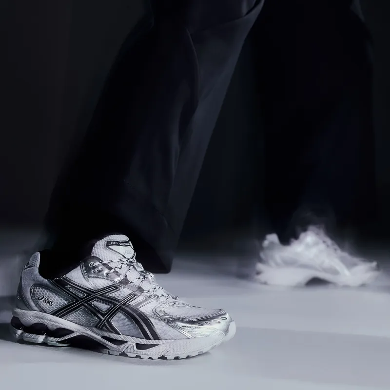 Asics GEL Nimbus 10.1 Cushioning Anti Slip And Wear Resistant Low Top Running Shoes Unisex White Gray-6