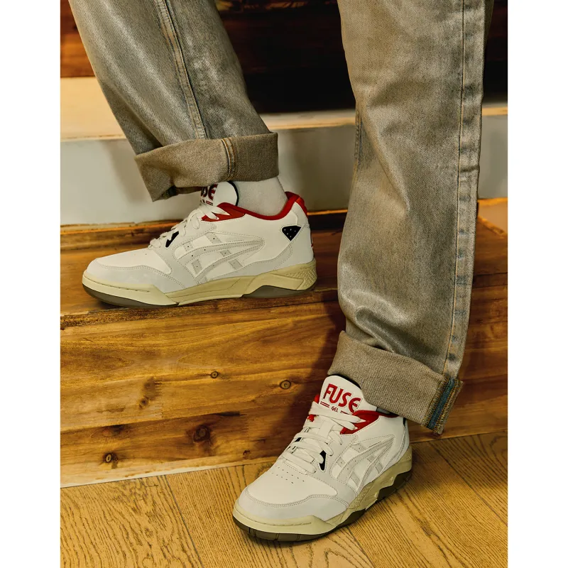 Asics Gel Fuse Kigo Basketball Shoes 'White Beige Red'-6