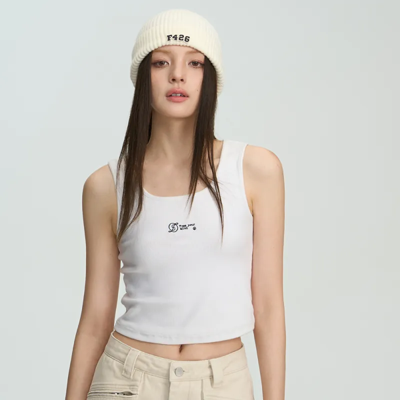 F426 Tank Tops Unisex White-2