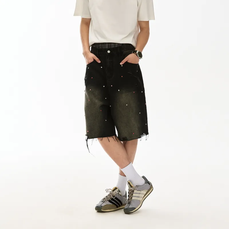 F426 Denim Shorts Unisex-2