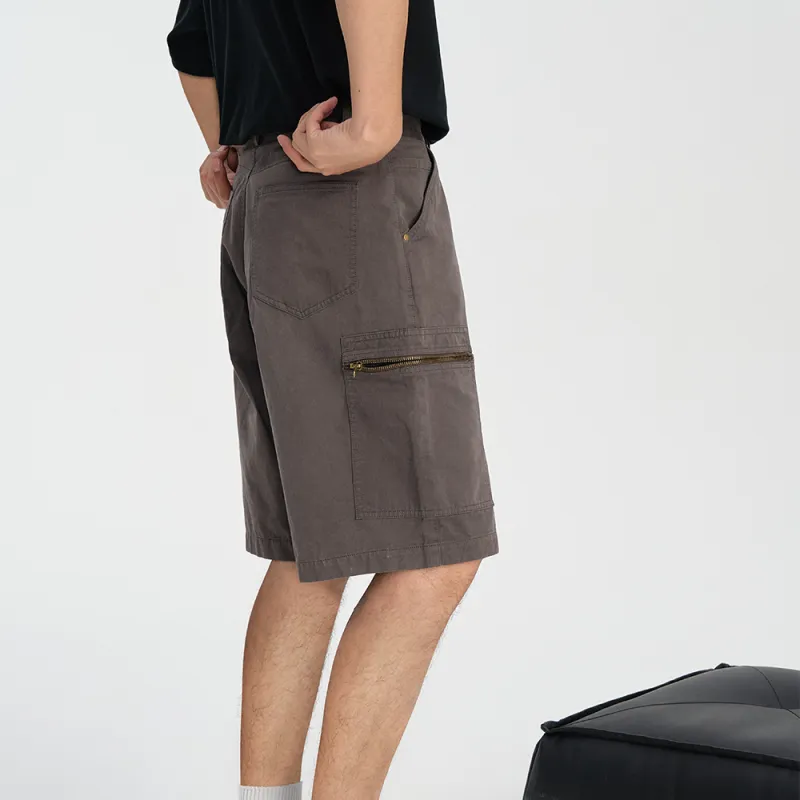 F426 Cargo Shorts Unisex Gray-4