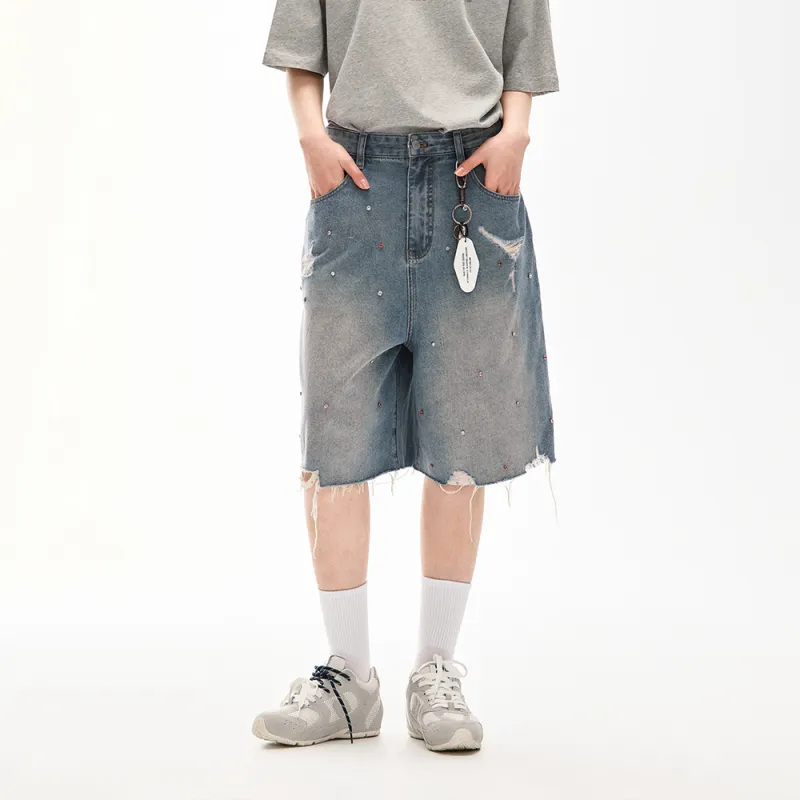 F426 Denim Shorts Unisex-7