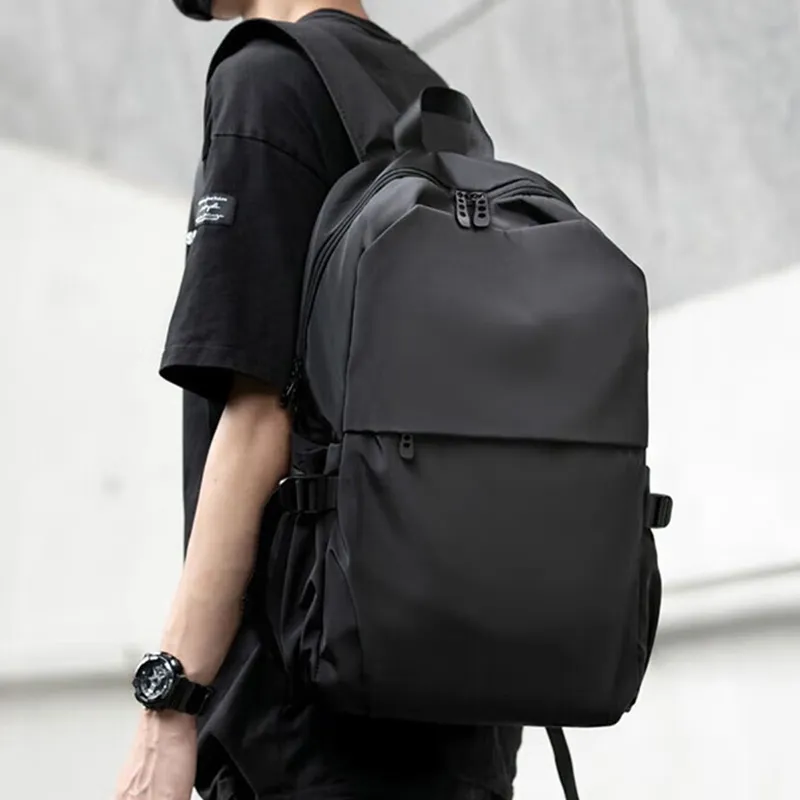 Warrior Oxford Laptop Backpack Large Size Unisex Cool Black-1