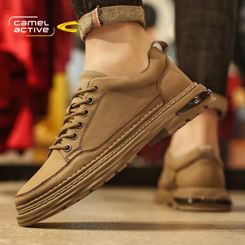 CAMEL ACTIVE Coverage Wear-Resistant Low-Top Skateboard Shoes Men's-3