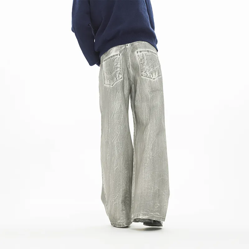 UNVESNO Jeans Unisex Gray-3