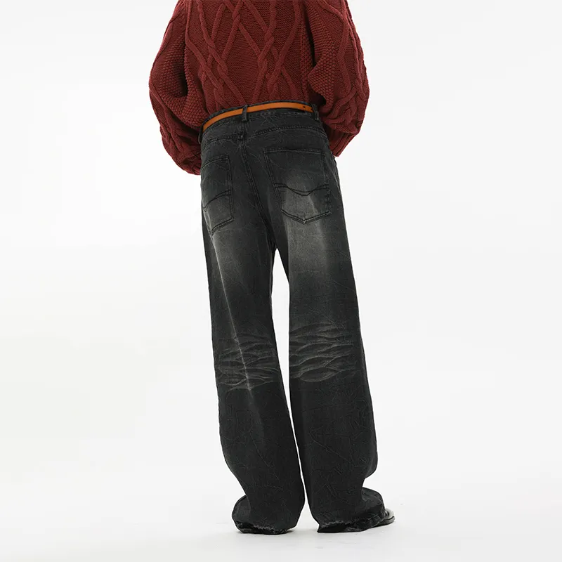 UNVESNO Jeans Unisex Gray-3