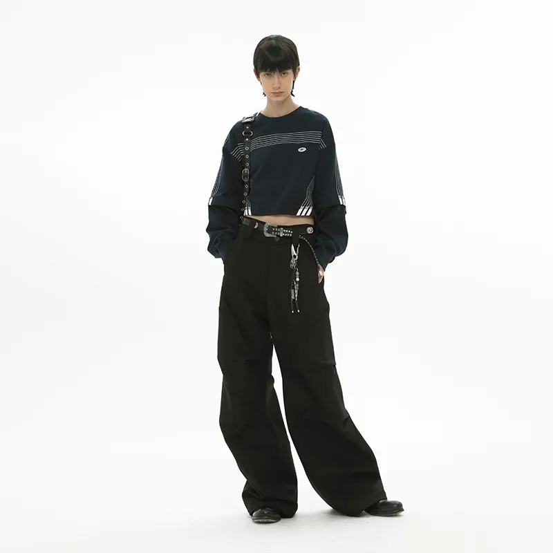 UNVESNO T Shirts Unisex Navy Blue-5