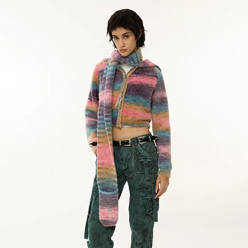 UNVESNO Knitwear Unisex Pink-2